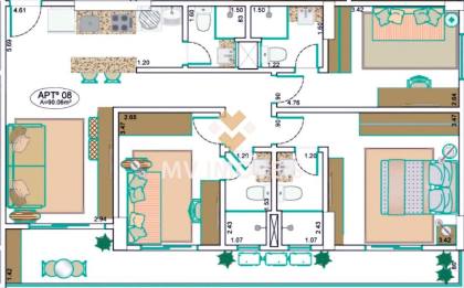 Apartamento no Ed. Livello Garden - Batista Campos - Belém/PA