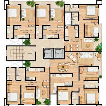 APARTAMENTO EM TAMBAUZINHO 