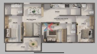 Apartamento a venda com 3 quartos, 3 suites, 2 vagas no Jardim Oceania - Joao Pessoa/PB