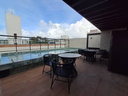 Flat Para Vender com 1 suítes no bairro Cabo Branco, 50 metros da praia