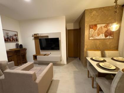 PRONTO PARA MORAR! APARTAMENTO 100% MOBILIADO E EM EXCELENTE LOCALIZAÇÃO