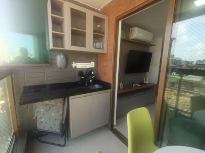 Apartamento na praia do poço
