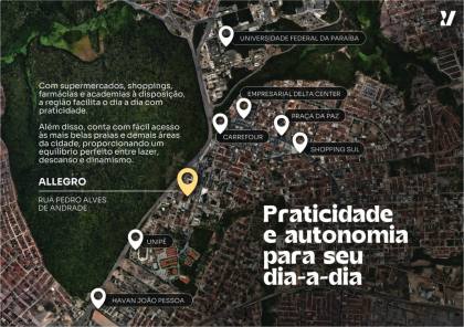 APARTAMENTO NOS BANCÁRIOS ENTRE UNIPÊ E UFPB