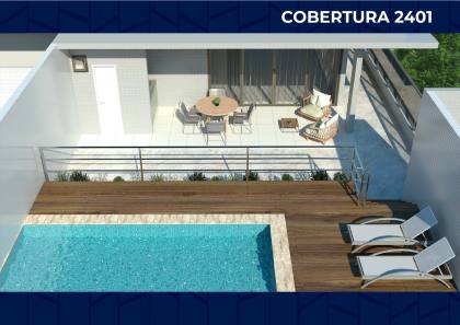 apartamento a venda, 2 quartos com 2 garagem vista mar João Pessoa. PB