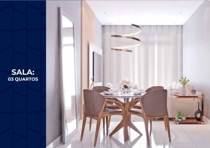 apartamento a venda, 2 quartos com 2 garagem vista mar João Pessoa. PB