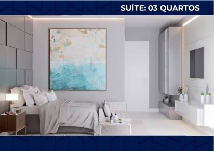 apartamento a venda, 2 quartos com 2 garagem vista mar João Pessoa. PB