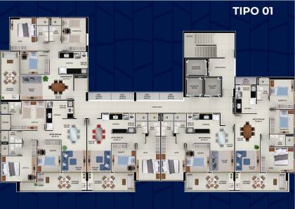 apartamento a venda, 2 quartos com 2 garagem vista mar João Pessoa. PB