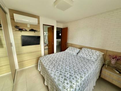 Apartamento mobiliado à venda com 3 quartos, 3 suítes e 2 vagas no Jardim Oceania - João Pessoa/PB