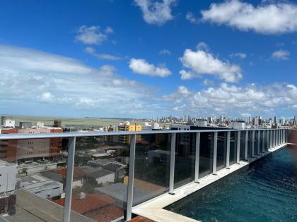 Apartamento 1 quarto vista mar, mobiliado no jardim oceania, joao pessoa						<<< Selecione uma Cidade em 													<<< Selecione um Estado