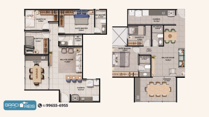 Apartamento à venda no Via Mares, Marechal Deodoro/AL – R$ 370.370