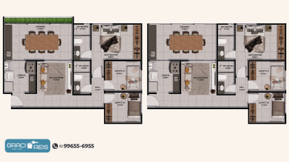 Apartamento à venda no Via Mares, Marechal Deodoro/AL – R$ 370.370