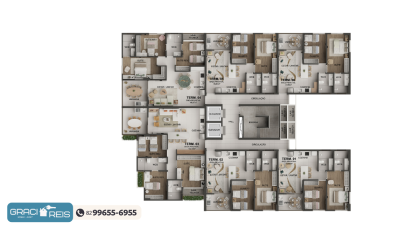 Apartamento à venda na Praia do Francês, Sunset, Marechal Deodoro/AL – R$ 728.000