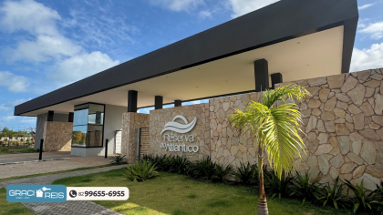 Terreno de Esquina Nascente com 240 m² no Reserva do Atlântico Praia do Francês – Marechal Deodoro/AL