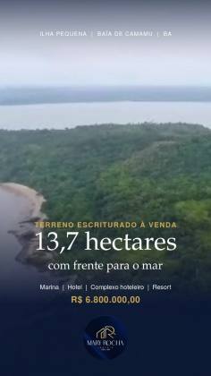 Terreno em Camamu - Ilha Pequena