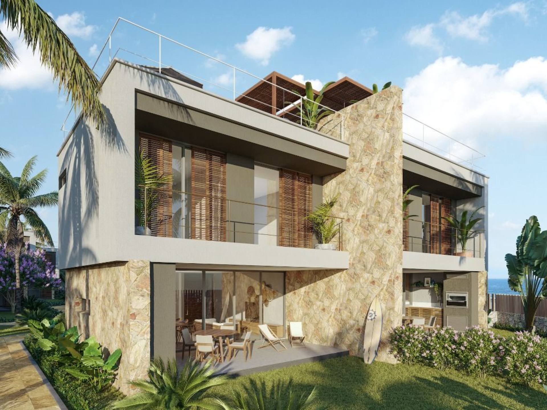Vila das Dunas Fleixeiras - Casas e Lofts com 2 ou 3 quartos à venda a partir de R$1.200.000,00 em Flecheiras - Trairi/CE