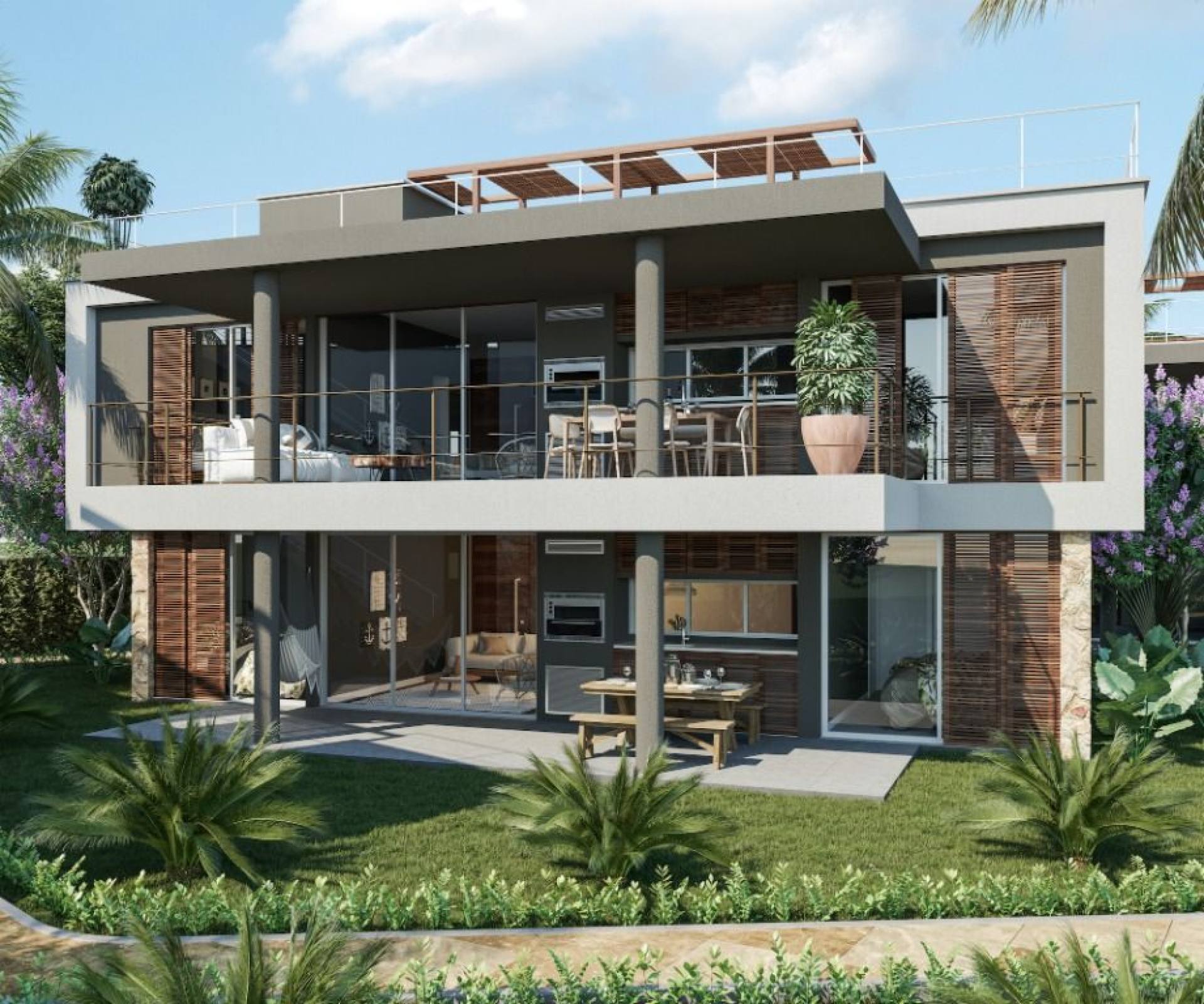 Vila das Dunas Fleixeiras - Casas e Lofts com 2 ou 3 quartos à venda a partir de R$1.200.000,00 em Flecheiras - Trairi/CE
