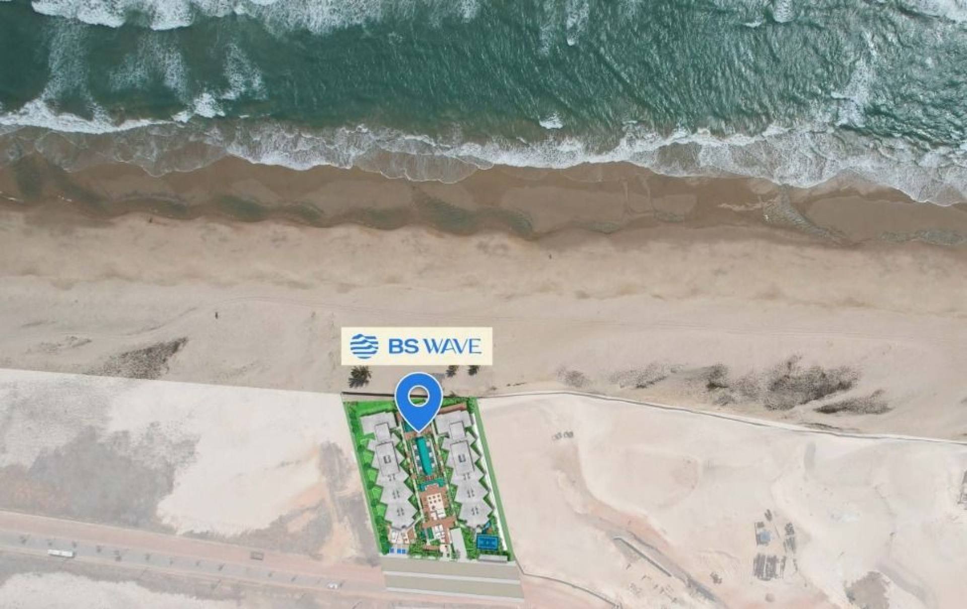 BS Wave - Apartamento com 2 dormitórios à venda, 62 m² por R$ 708.000 - Porto das Dunas - Aquiraz/CE
