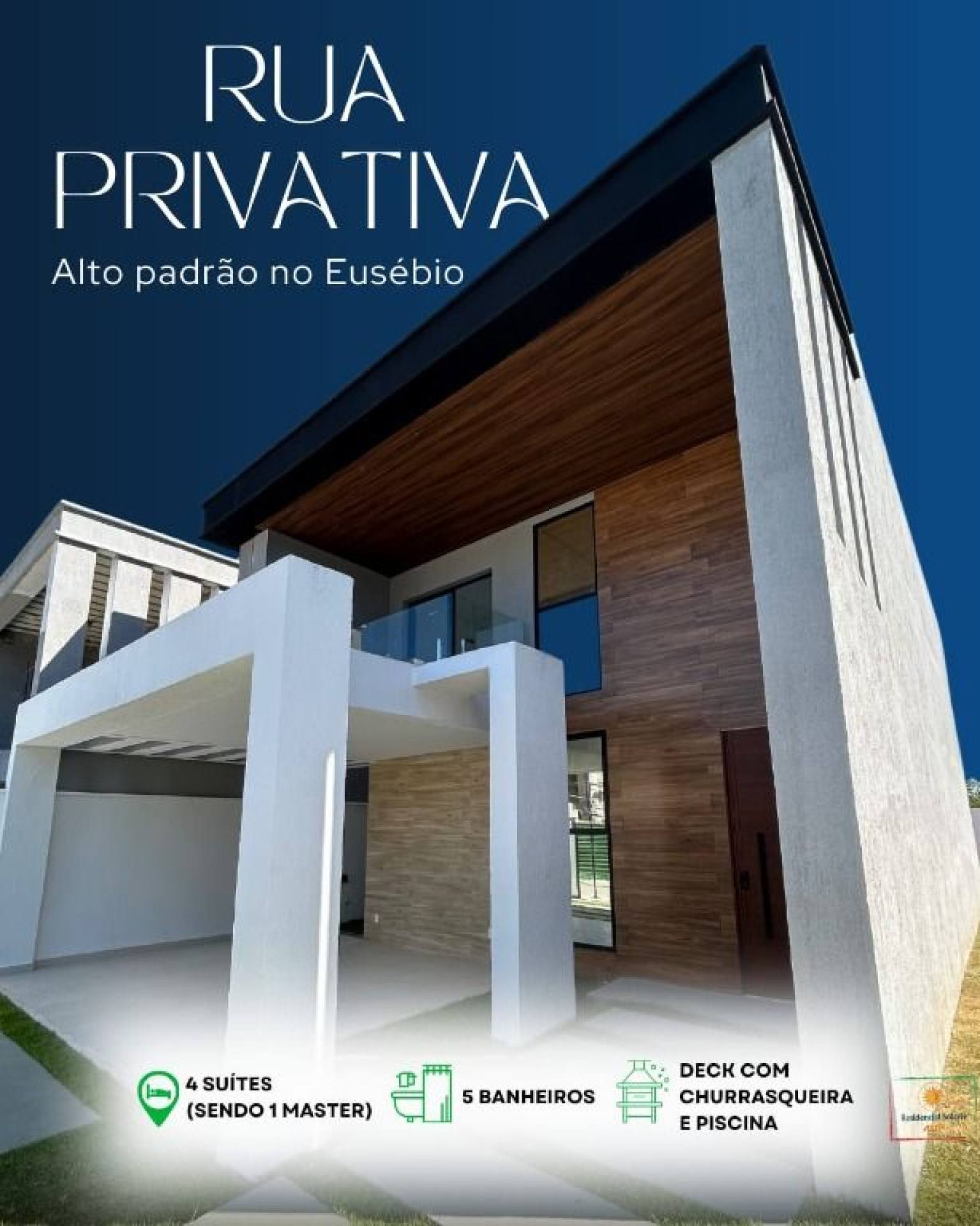 Casa com 4 dormitórios à venda, 208 m² por R$ 1.000.000,00 - Coité - Eusébio/CE