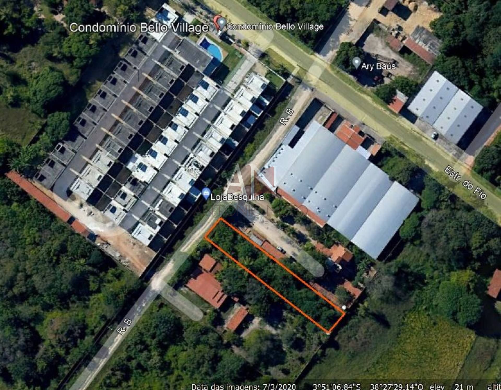 Terreno à venda, 1001 m² por R$ 400.000,00 - Encantada - Eusébio/CE