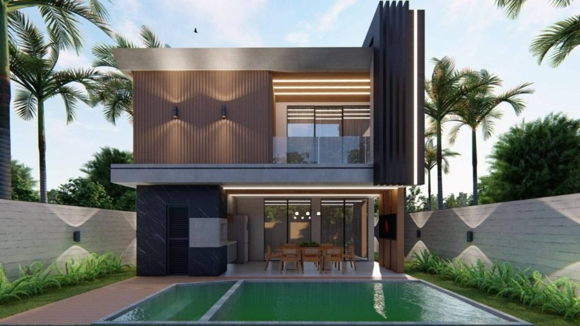 Casa com 3 quartosà venda, 231 m² por R$ 1.790.000 - Cidade Alpha - Eusébio/CE