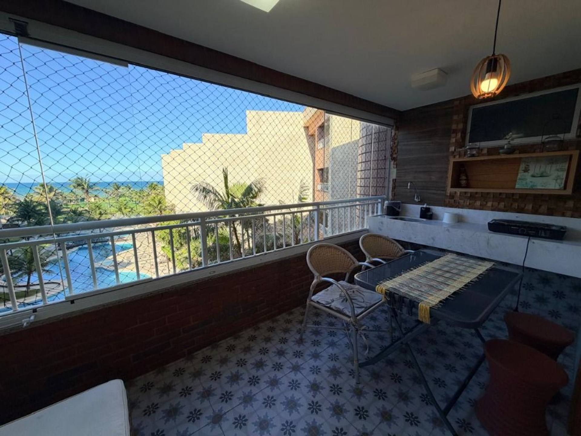 Scopa Beach Residence  - Porto das Dunas -  Apartamento com 3 suites nascente à venda, 108 m² - Porteira fechada.