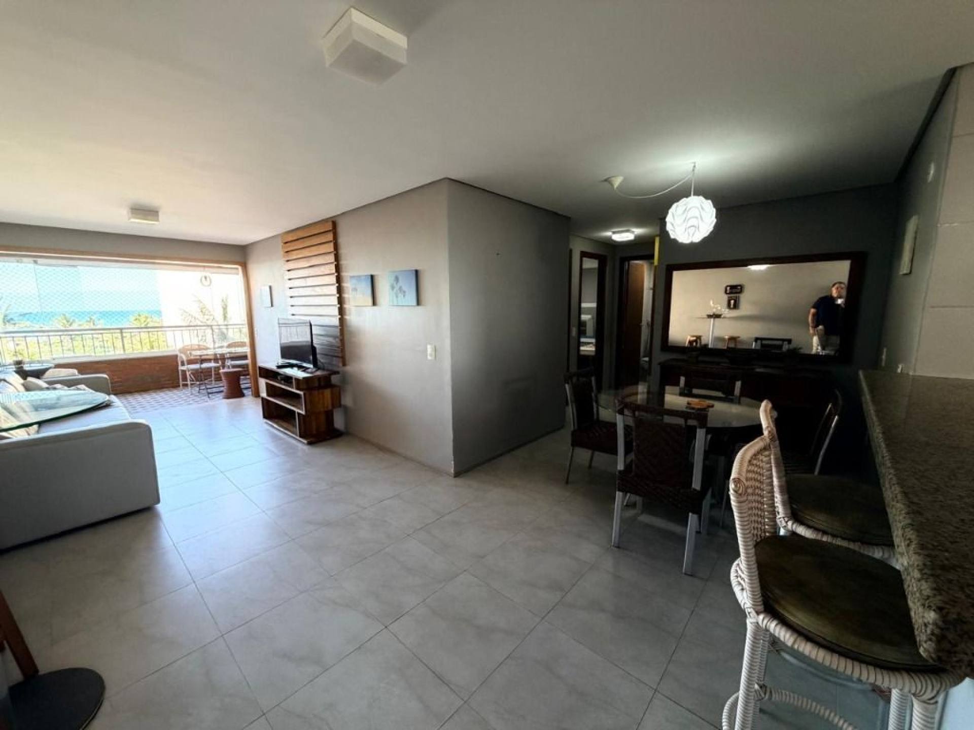 Scopa Beach Residence  - Porto das Dunas -  Apartamento com 3 suites nascente à venda, 108 m² - Porteira fechada.