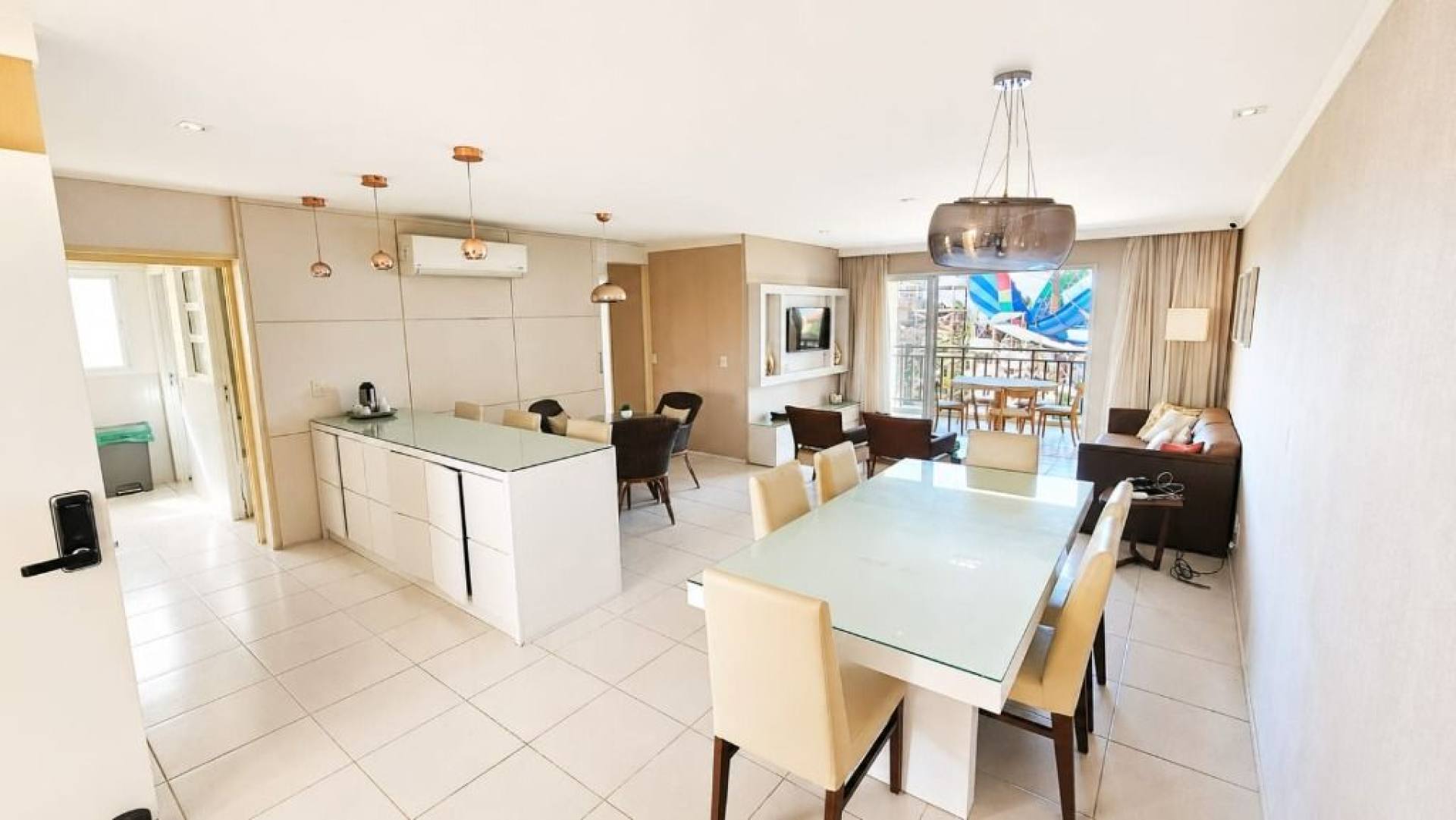 Wellness Beach Park Resort - Apartamento com 3 Quartos à venda, 135 m² por R$ 1.390.000 - Porto das Dunas - Aquiraz/CE