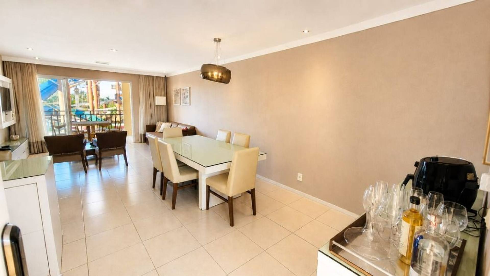 Wellness Beach Park Resort - Apartamento com 3 Quartos à venda, 135 m² por R$ 1.390.000 - Porto das Dunas - Aquiraz/CE