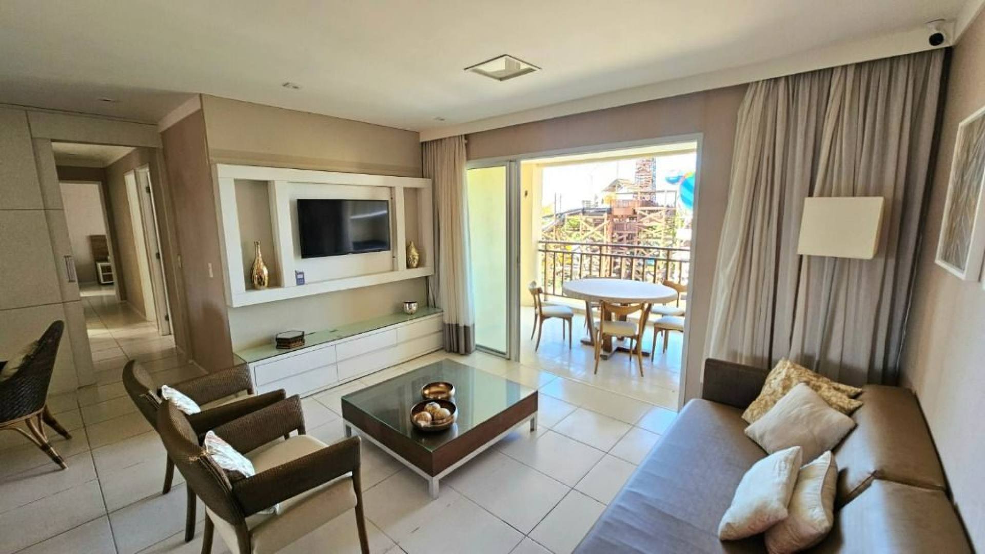 Wellness Beach Park Resort - Apartamento com 3 Quartos à venda, 135 m² por R$ 1.390.000 - Porto das Dunas - Aquiraz/CE