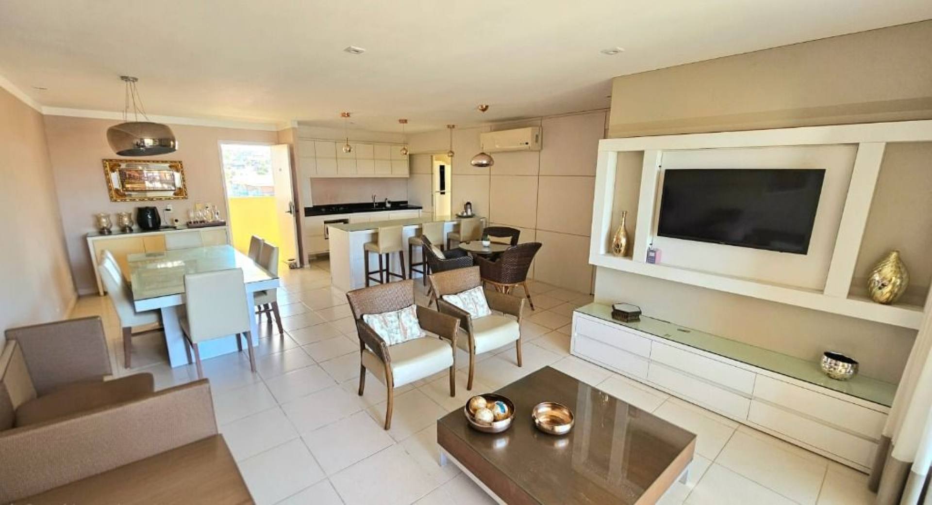 Wellness Beach Park Resort - Apartamento com 3 Quartos à venda, 135 m² por R$ 1.390.000 - Porto das Dunas - Aquiraz/CE